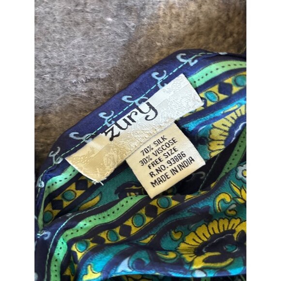 Paisley Maxi Women’s Dress Paisley Boho Hippie Silk Free Sz Whimsy Cottage Fairy - Picture 6 of 7